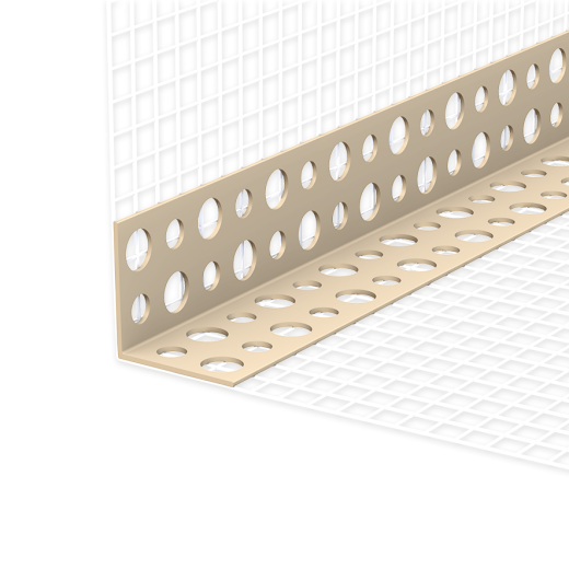 Reinforced plaster EuroCorner with mesh 100x150mm 2,5m "Ideal"