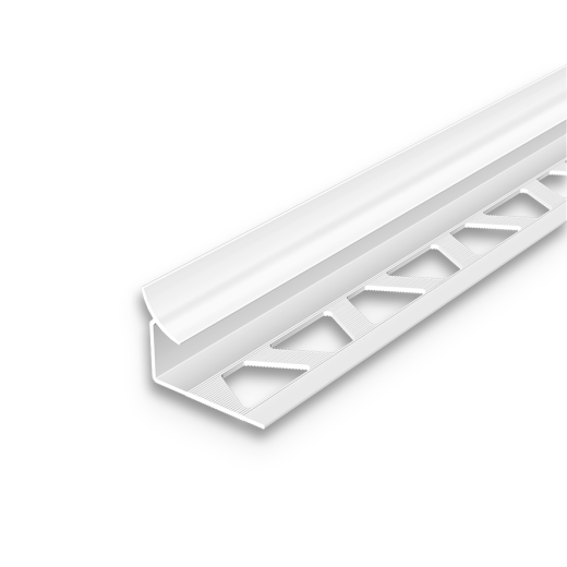 Internal ceramic tile profile 8mm 2,5m "Ideal", 001 White