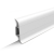 Skirting board with central strip 55mm 2,2m "Ideal Classic", 001 White
